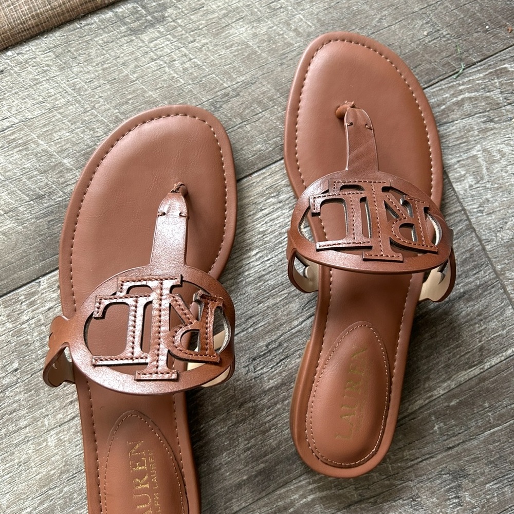 Ralph Lauren Brown Sandals